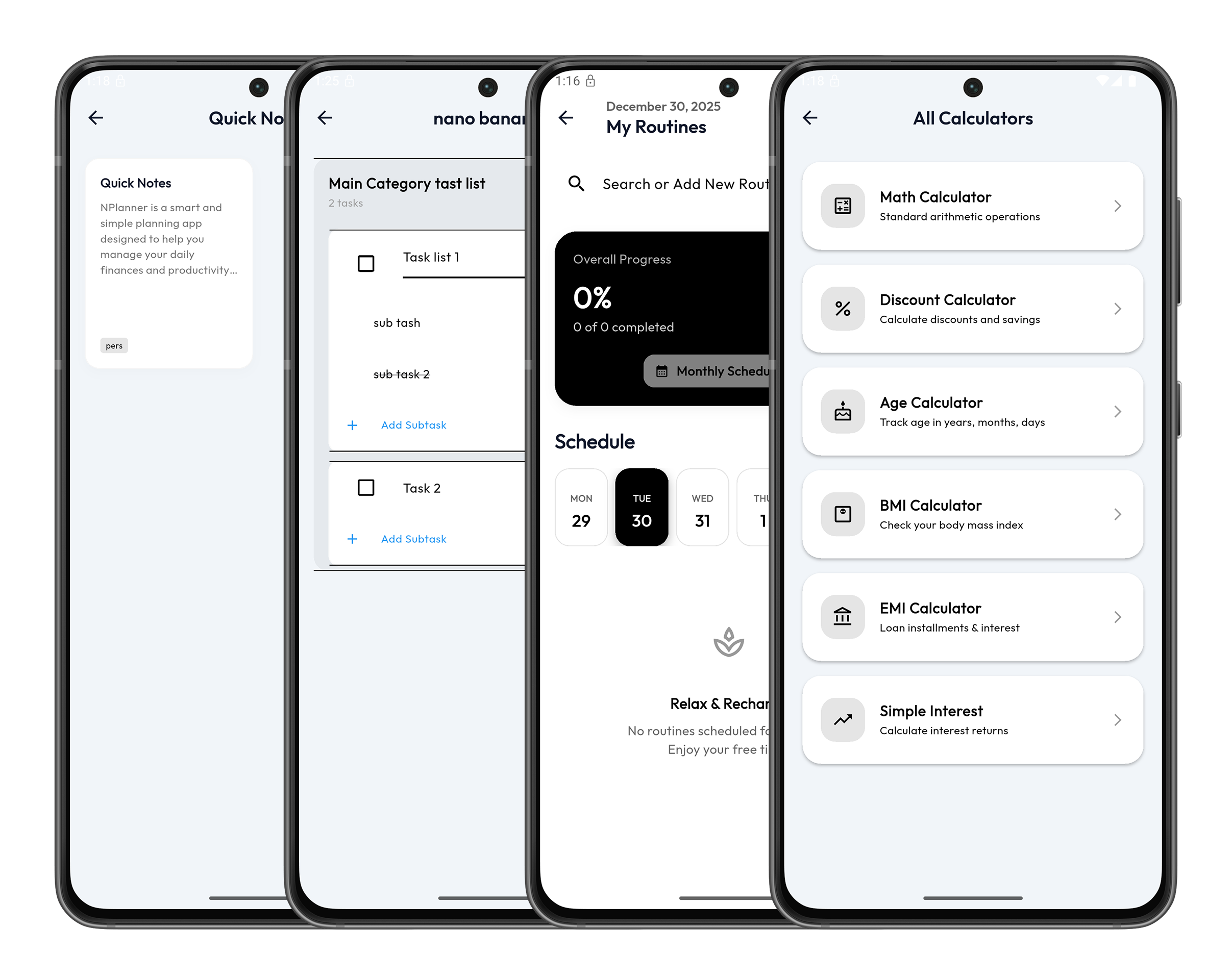 NPlanner Features Image